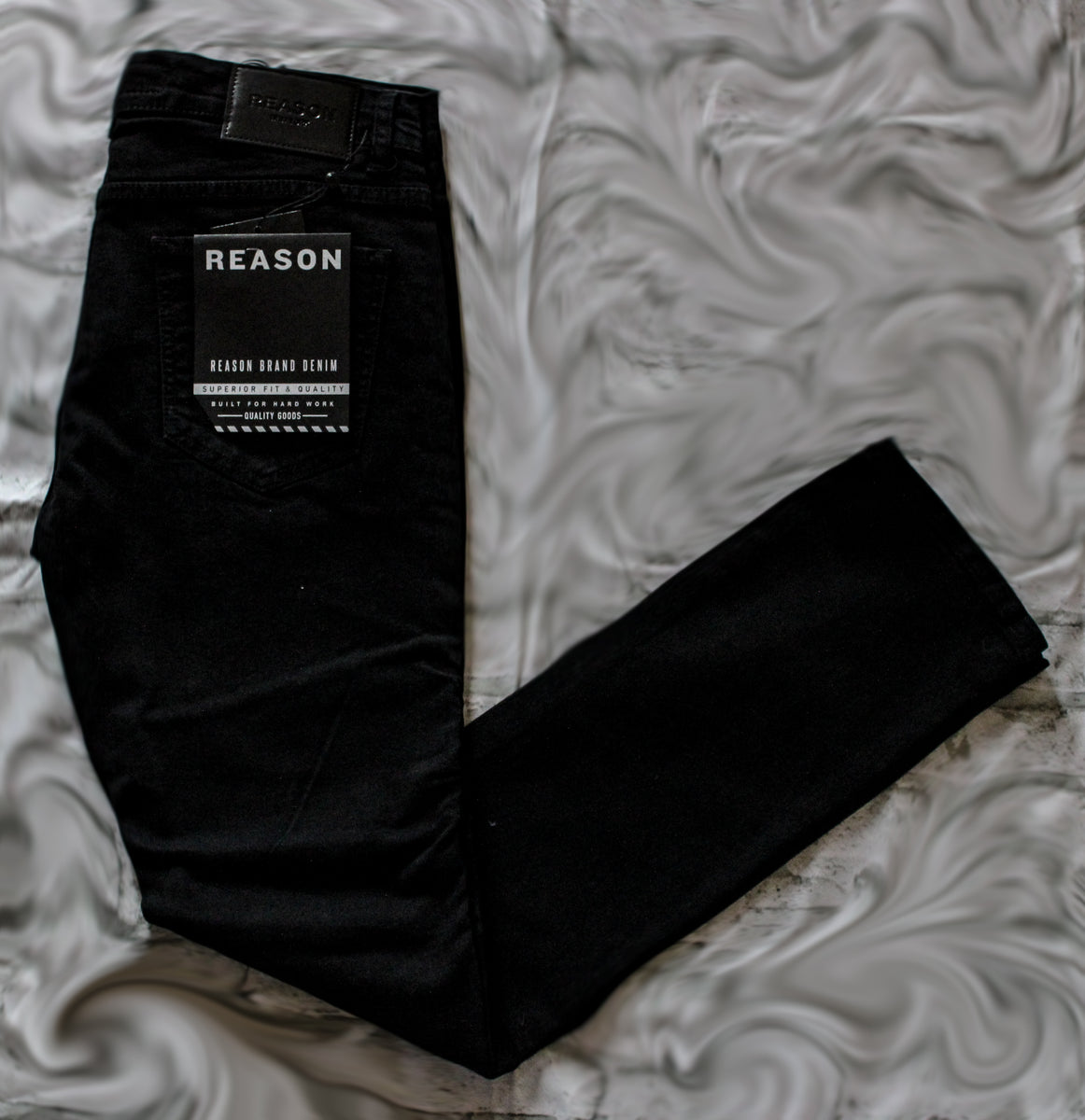 Reason - Black Denim Jeans – B22 Clothing Co.